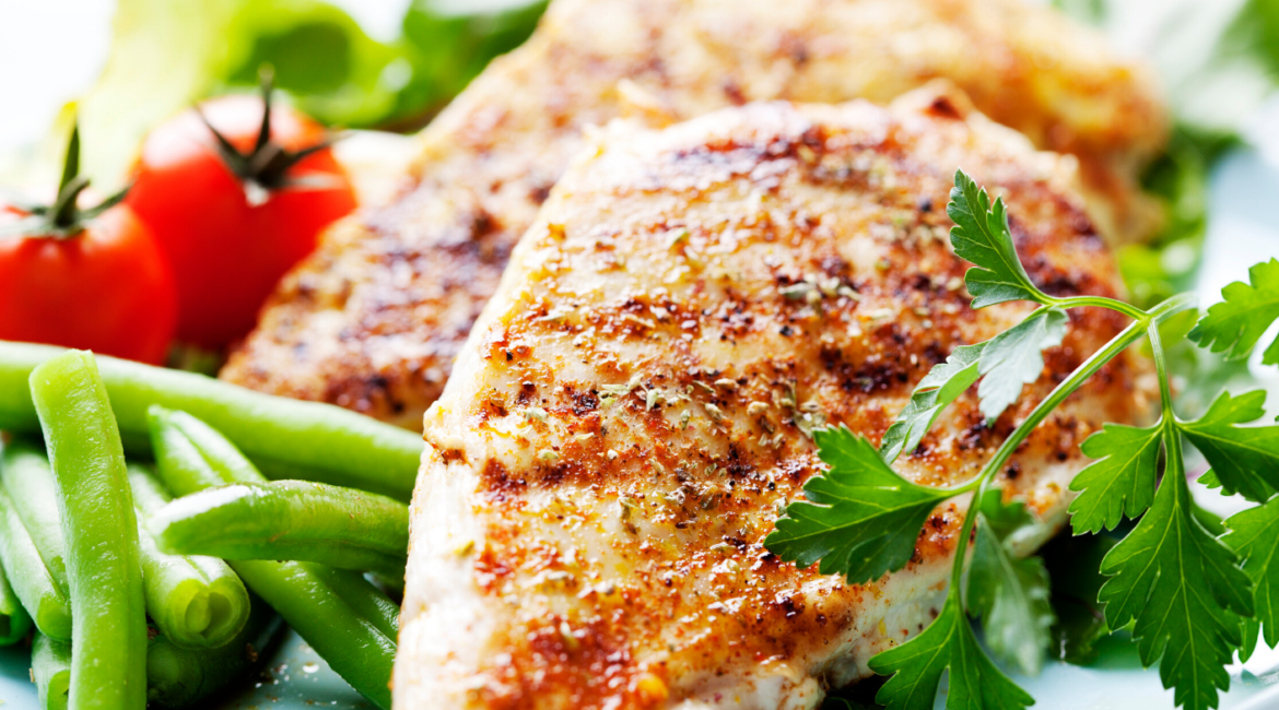 Parmesan spring chicken